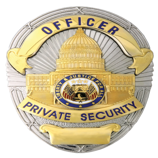 First Class Security Officer Badge