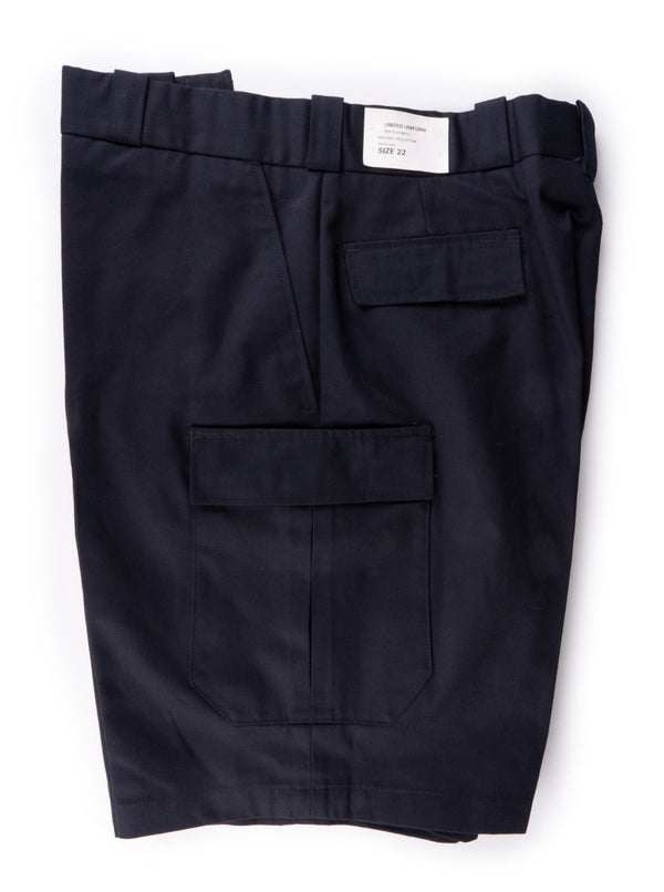 United Uniform Poly Cotton Shorts (Navy)