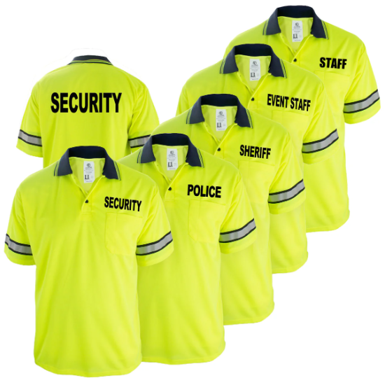 [CUSTOMIZED] First Class High Visibility Polo Shirt with ID