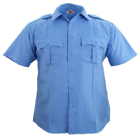 [CUSTOMIZED] First Class 100% Polyester Short Sleeve Zippered Uniform Shirts