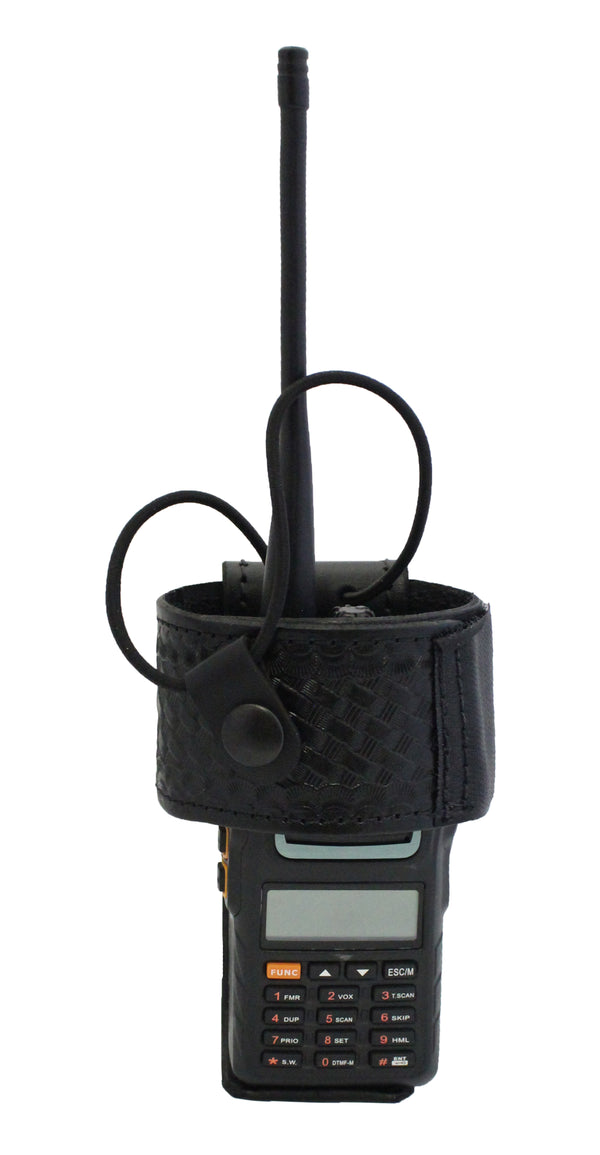 Aker Universal Radio Holder Black Basket Weave