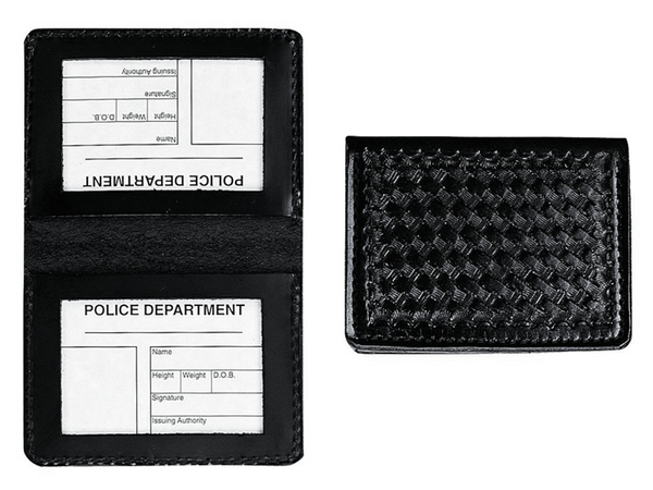 Aker ID Case Black Basket Weave