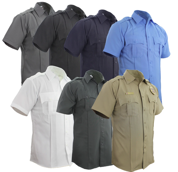 [CUSTOMIZED] First Class 100% Polyester Short Sleeve Uniform Shirt