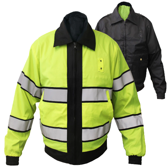 [CUSTOMIZED] First Class High Visibility Water Resistant Reversible Jacket