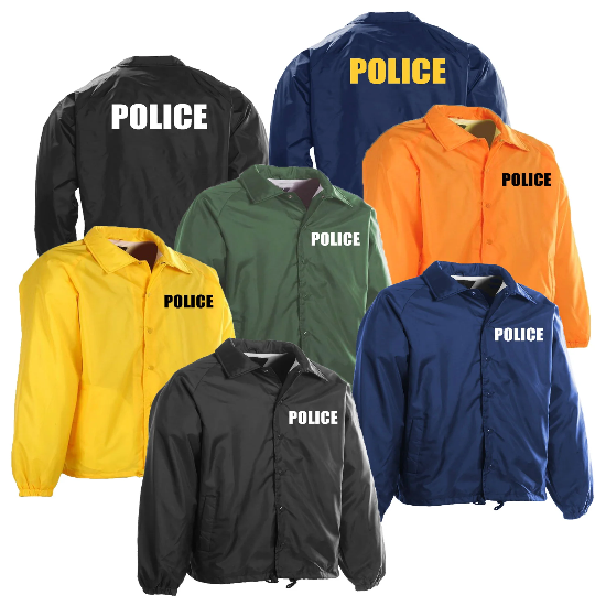 [CUSTOMIZED] First Class Police Windbreakers