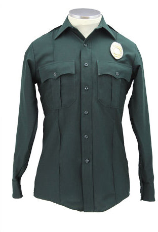 Elbeco Textrop Spruce Green Long Sleeve Uniform Shirt For Women