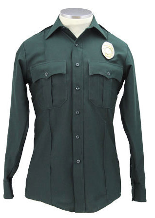 Elbeco Textrop Spruce Green Long Sleeve Uniform Shirt For Men