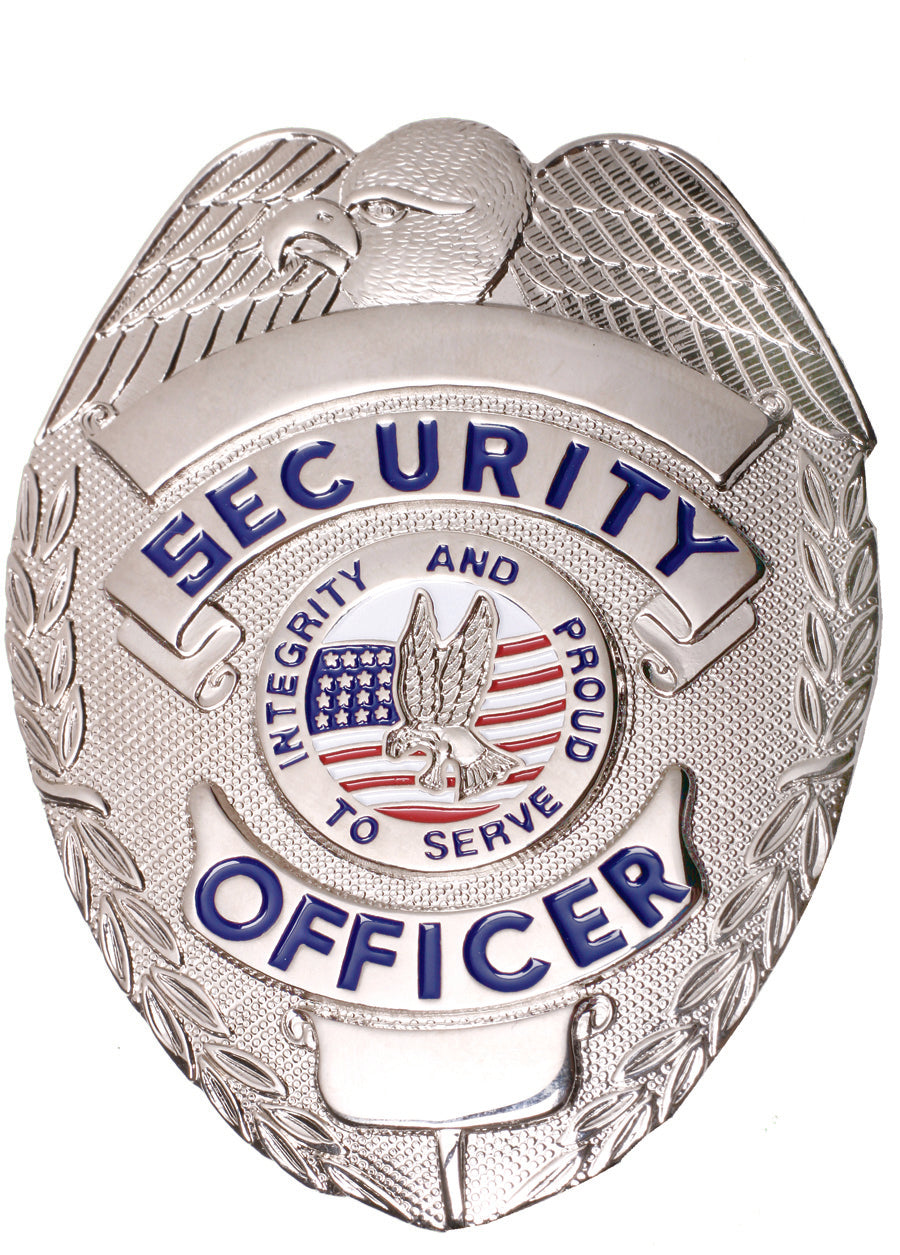 First Class Security Officer Silver Shield Badge – Uniform Warehouse ...