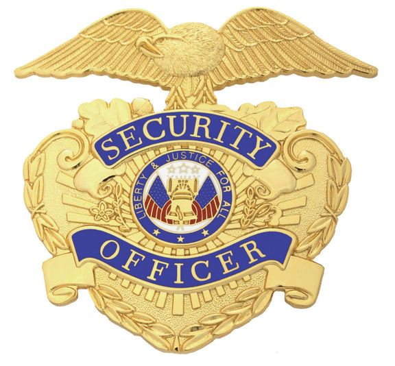 First Class Security Officer Gold Hat Badge – Uniform Warehouse ...