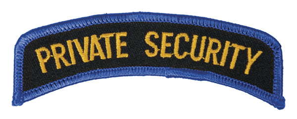 Private Security Emblem (Gold/Blue on Black)