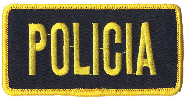 Policia Chest Emblem (Silver/Gold)