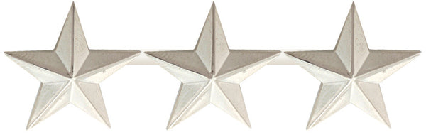 First Class Three Star Insignia Pair