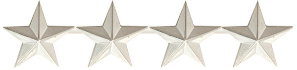 First Class Four Star Insignia Pair