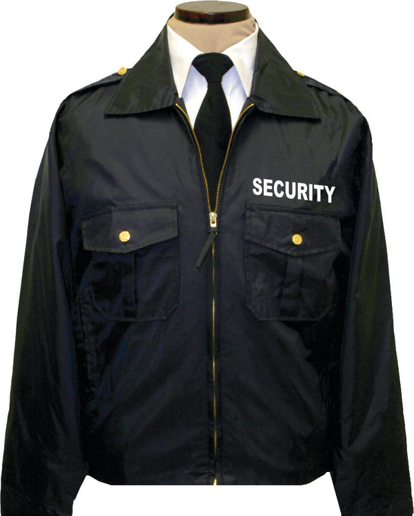 Security Elite Black Windbreaker - Black