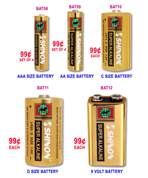 Super Alkaline Batteries