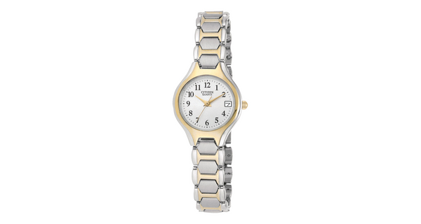 Citizen® Womens Two-Tone Stainless Steel Bracelet Watch (Railroad Approved)