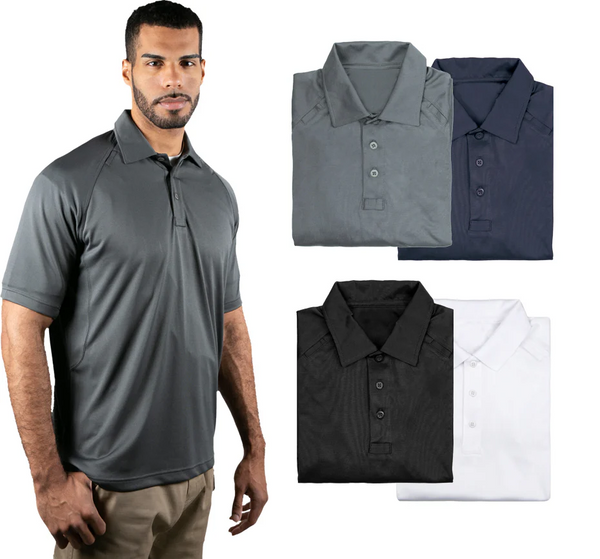 Tactical Jersey Knit Short Sleeve Polo