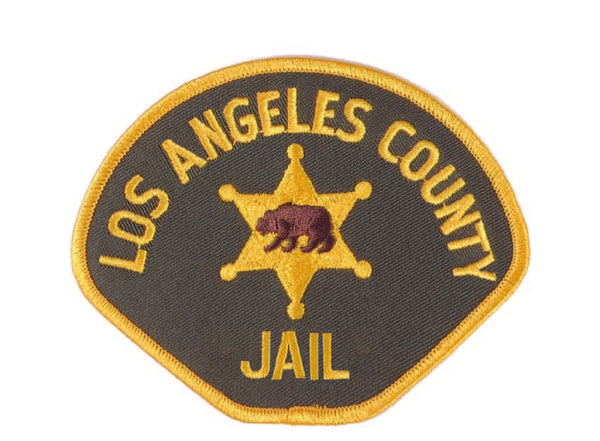 Los Angeles County Jail Shoulder Patch (3 3/4" X 4 5/8")