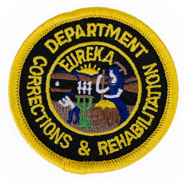 CA Dept. of Corrections Circle Patch (2" x 2")