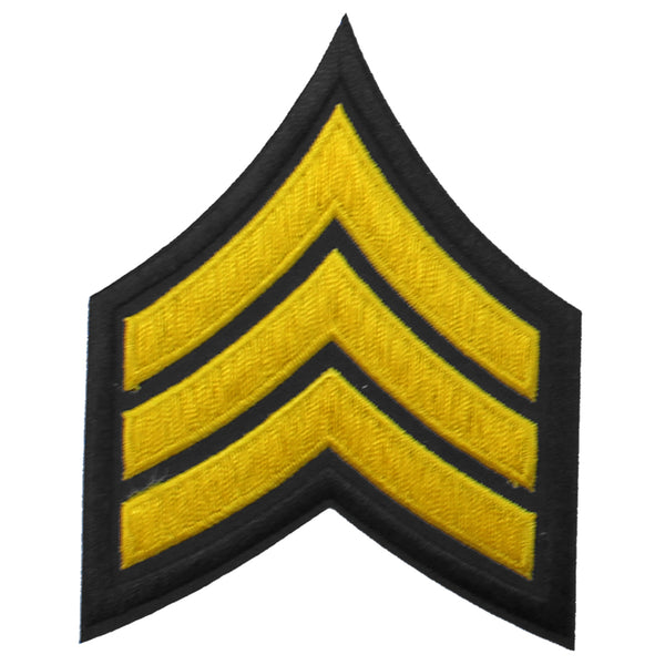 SGT Chevron (Gold on Black)