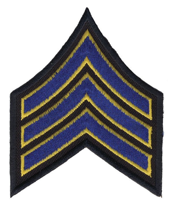 Sergeant Stock Emblem (Blue/Gold)