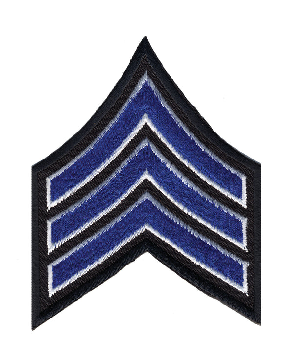 Sergeant Stock Emblem (Blue/White)