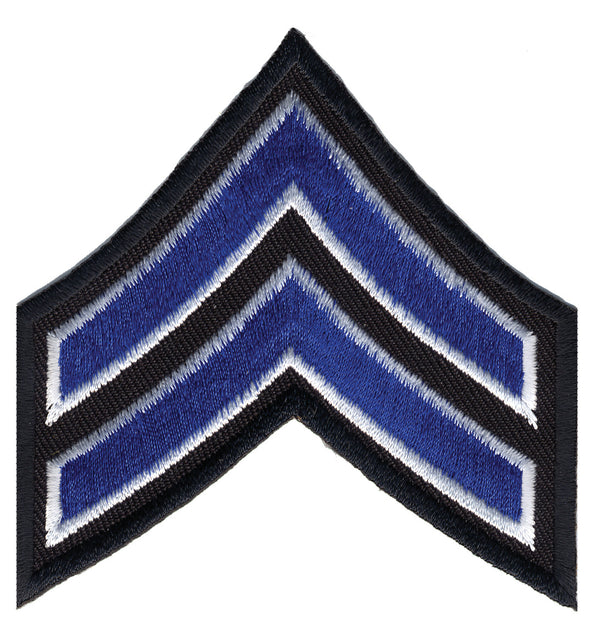 Corporal Stock Emblem (Blue/White)