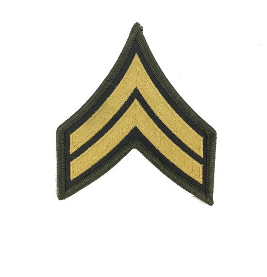 Sheriff (Class B) CPL Chevron (Gold on OD Green)