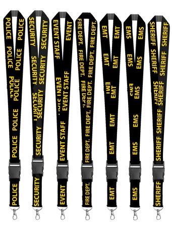 Gold ID Badge Lanyards