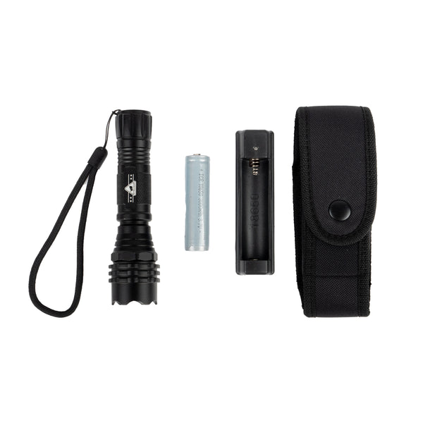 LED Rechargeable Flashlight (Complete Set)