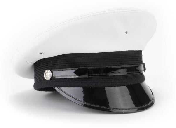 Black and White Police Cap