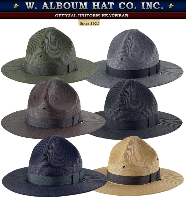 Campaign Uniform Hat w/ Complimentary Leather Head Strap (Regular)