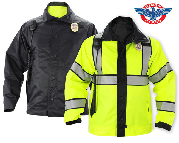 Reversible High Visibility Raincoat