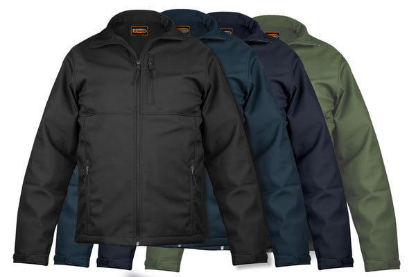 Ryno Gear Windproof / Water-Resistant Soft Shell Jacket