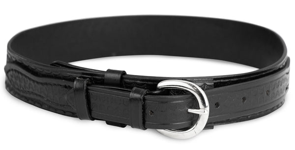 First Class 1.5" Basketweave Genuine Leather River Duty Belt