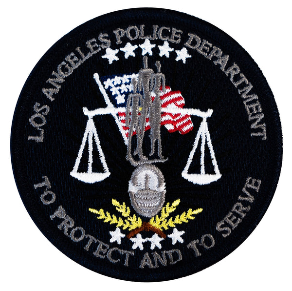 Los Angeles Volunteer Police Round Patch ( 3" )