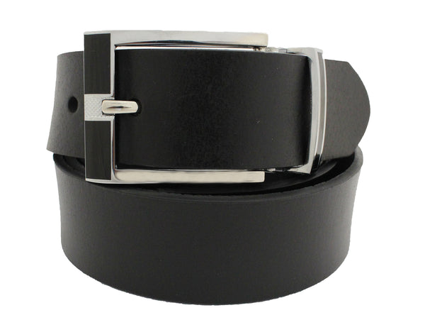 HIGH QUALITY LEATHER MEN'S 1 ¼ INCH BELT-Black-42