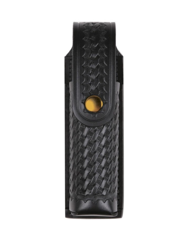 Basket Weave Leather Large Pepper Spray Holder