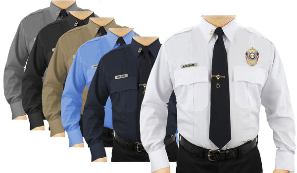 Polycotton Long Sleeve Uniform Shirt