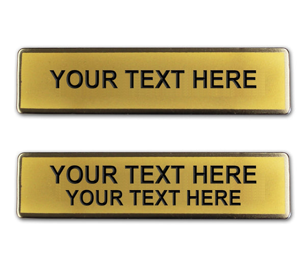 Two Tone Brass Name Plates