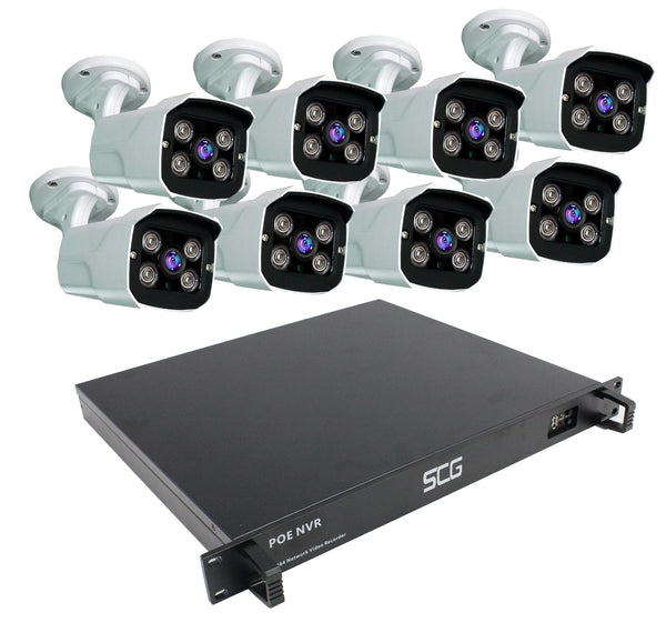 2 MP 8Ch Kit Security Camera System