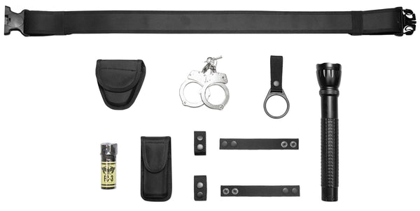 Nylon Duty Belt Combo with 3W LED Flashlight