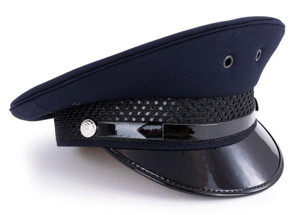 Keystone Uniform Round Police Dept. Cap (Navy Blue)