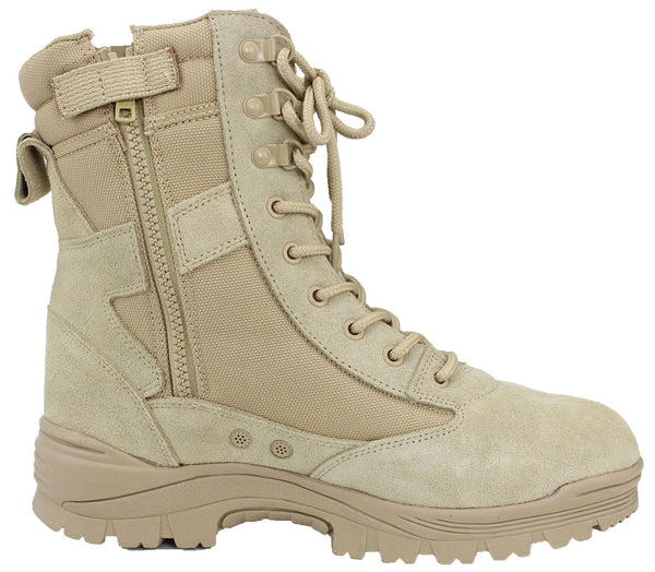 8" Ryno Gear Combat Boots (Beige)