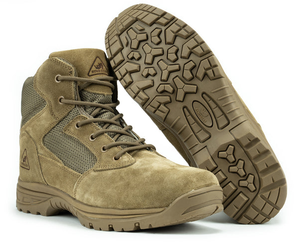 6" CoolMax Ryno Gear Tactical Combat Boots (Coyote)