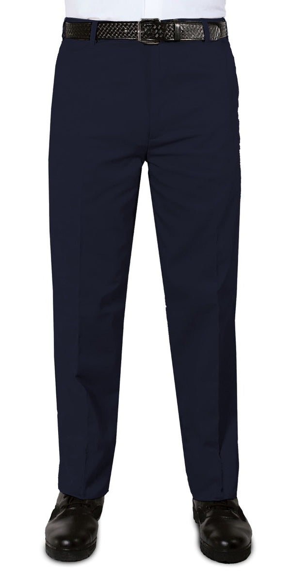 Poly Cotton Work Pants - Navy Blue