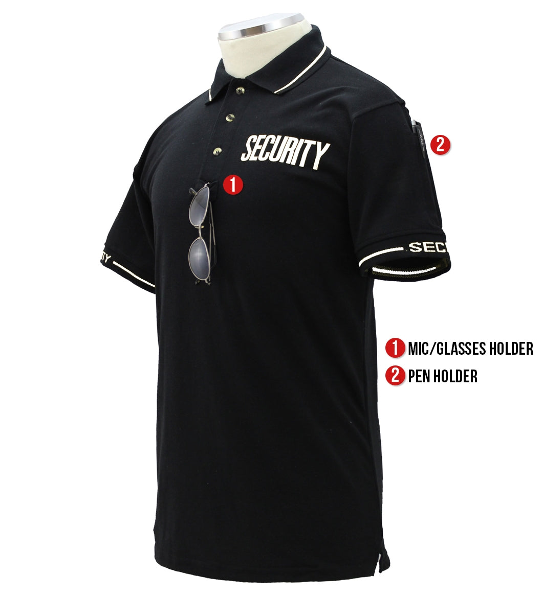 First Class Polycotton Tactical Security Polo Shirts Uniform Warehouse Security Uniforms Police Uniforms Lightbar Equipment