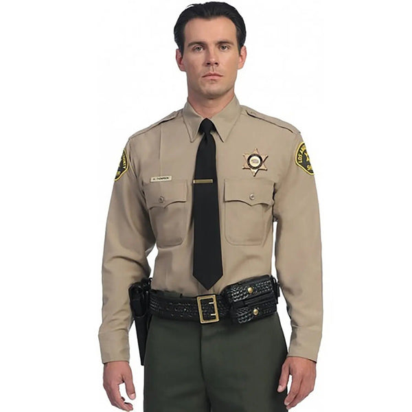 United Uniform LASD Tropical Long-Sleeve Shirt FOREST GREEN