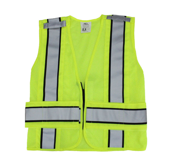 Reflective Duty Vests Plain and ID (Lime Green)