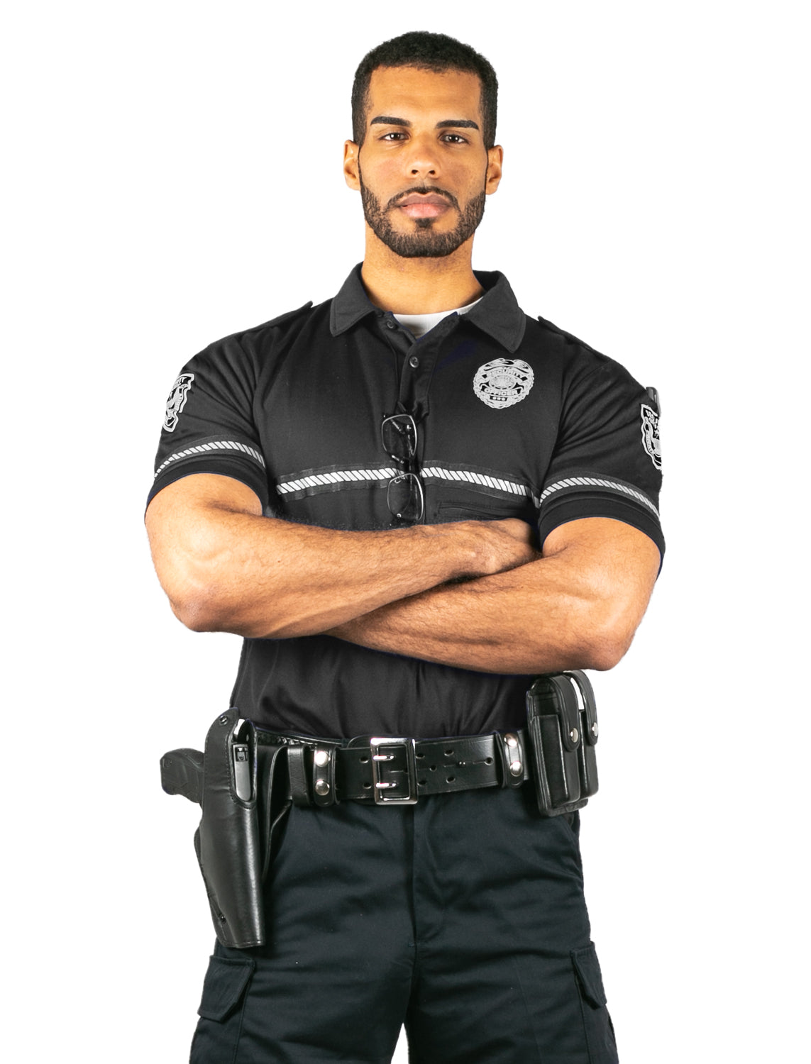 First Class Security Badge and Patch Patrol Polo Shirt – Uniform ...
